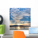 Altocumulus Clouds over Beach Wall Decal