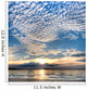Altocumulus Clouds over Beach Wall Decal
