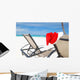 Santa's Hat and Chaise Wall Decal Design 1