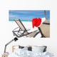 Santa's Hat and Chaise Wall Decal Design 1