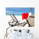Santa's Hat and Chaise Wall Decal Design 1