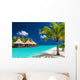 Over Water Bungalows Tropical Wall Decal