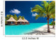 Over Water Bungalows Tropical Wall Decal