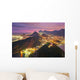Night Rio Janeiro Brazil Wall Decal