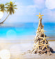 Art Tropical Christmas Holiday Wall Decal