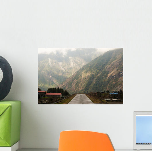 Dangerous Airport Strip Lukla Wall Decal