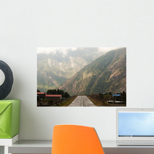 Dangerous Airport Strip Lukla Wall Decal