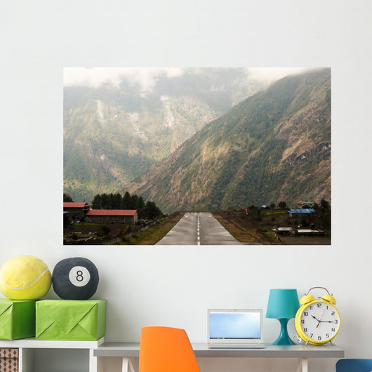 Dangerous Airport Strip Lukla Wall Decal