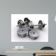 Barbells and Weights Wall Decal