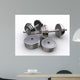 Barbells and Weights Wall Decal