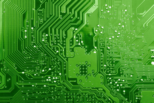 Green Circuit Board Wall Decal