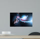 Smart Hand Push Futuristic Wall Decal