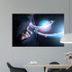 Smart Hand Push Futuristic Wall Decal