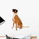 Fawn-colored Boxer Wall Decal