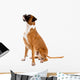 Fawn-colored Boxer Wall Decal