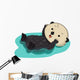 Sea Otter Water Float Wall Decal