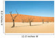 Dry Desert Trees Wall Decal