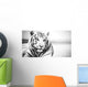 White Tiger Wall Decal