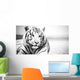White Tiger Wall Decal