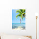 Palm and Sea Wall Decal