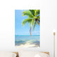 Palm and Sea Wall Decal