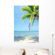 Palm and Sea Wall Decal