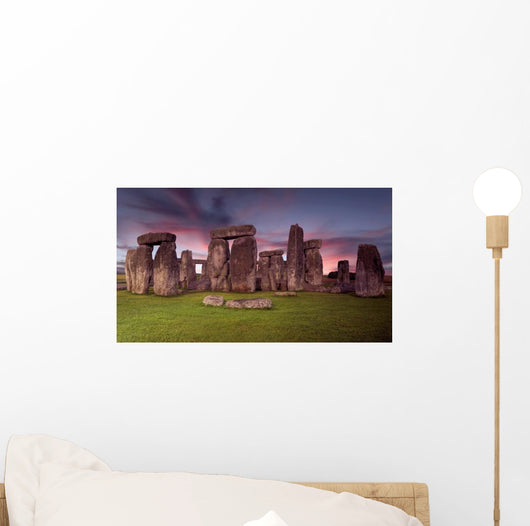 Stonehenge Sunset Wall Decal