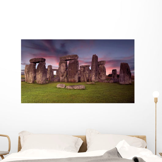 Stonehenge Sunset Wall Decal
