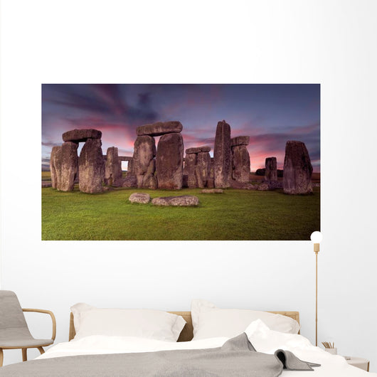 Stonehenge Sunset Wall Decal