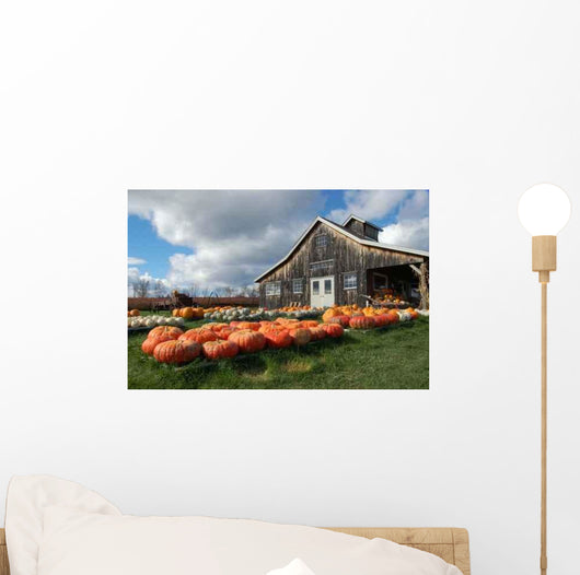 Pumpkin Barn Wall Decal