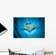 Swimming Manta Ray Wall Decal