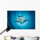 Swimming Manta Ray Wall Decal