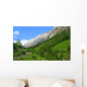 Chalet Detached Mountain Wall Decal