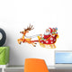 Cartoon Funny Santa His Wall Decal