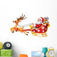 Cartoon Funny Santa His Wall Decal