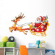 Cartoon Funny Santa His Wall Decal
