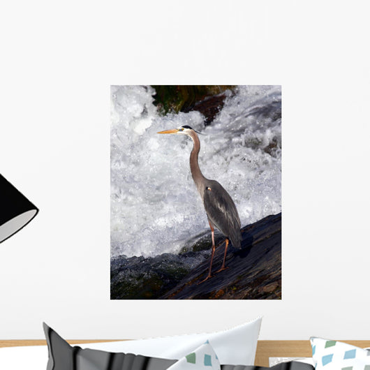 Great Blue Heron Wall Decal Design 3