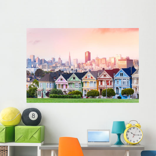 Evening Skyline San Francisco Wall Decal