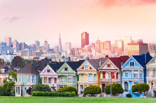 Evening Skyline San Francisco Wall Decal