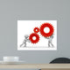 Two 3D Humans Keep Wall Decal