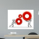 Two 3D Humans Keep Wall Decal