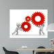 Two 3D Humans Keep Wall Decal