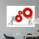 Two 3D Humans Keep Wall Decal