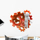 3D Human Try to Wall Decal