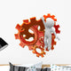 3D Human Try to Wall Decal