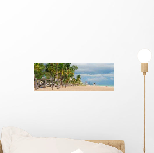 Wide Panoramic Fort Lauderdale Wall Decal