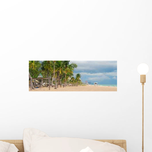 Wide Panoramic Fort Lauderdale Wall Decal