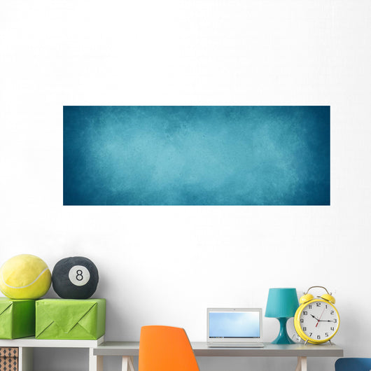 Blue Vintage Marbled Textured Wall Decal