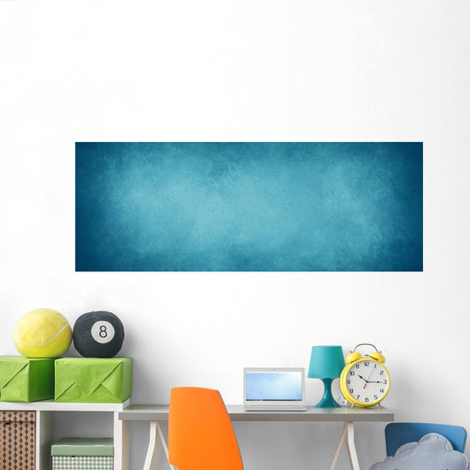 Blue Vintage Marbled Textured Wall Decal