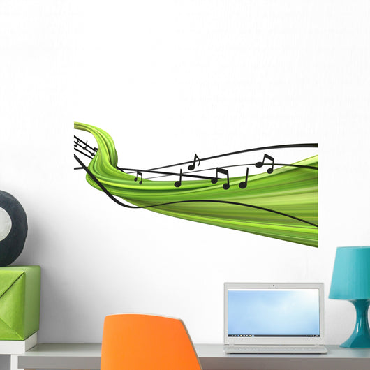 Music Swirl Wall Decal